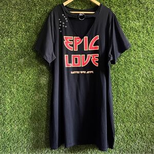 City Chic 24 XXL Epic Love Knit Dress Tunic NND1